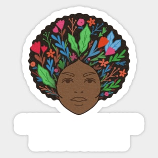 Women Empowerment, Sometimes the King is a Woman, Black Woman Power, Black Queen Sticker